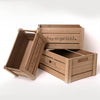 Addie Joy Stay Neat Decorative Wood Crate Set of 3